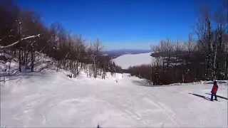 Ski Quebec HD POV Video Lillys Leap [upl. by Eniretac453]