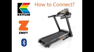 Zwift with Smart Kettler Track S2S4S6S8S10 Treadmill [upl. by Lapham226]