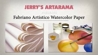 Fabriano Artistico Watercolor Paper  Product Demo [upl. by Matthew36]