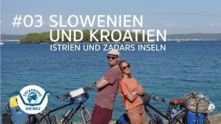 3 Auf dem ParenzanaRadweg durch Istrien und InselHopping vor Zadar I Slowenien amp Kroatien [upl. by Sanoy105]