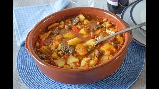 PATATAS CON CARNE  un guiso tradicional y delicioso [upl. by Odranreb]