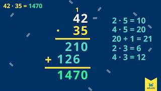 Mnożenie pisemne – Matematyka Klasa IV  Eduelopl [upl. by Anail533]