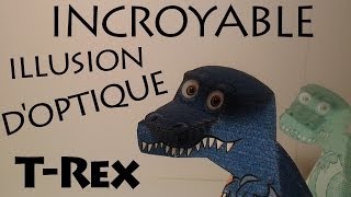 TUTO Incroyable illusion doptique TRex [upl. by Nottage56]