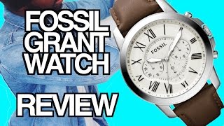 FOSSIL WATCH  GRANT CHRONOGRAPH  REVIEW  Mens Watches [upl. by Tama678]