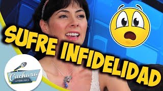 Veronica Jaspeado nos dice que ha sufrido infidelidad I LA CUCHARA [upl. by Swetiana]