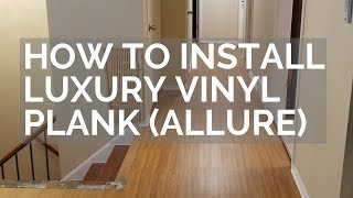 How to install Rigid Core Luxury Vinyl Planks [upl. by Schroth959]