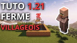 TUTO FERME A VILLAGEOIS FACILE SUR MINECRAFT 121 FR [upl. by Gregory]