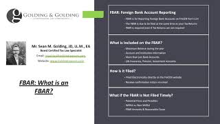 FBAR  Filing amp Reporting Foreign Bank Account Reporting FinCEN Form 114 Summary Review for 2020 [upl. by Nnaylime156]