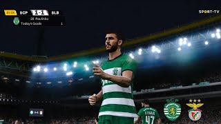 Sporting vs Benfica Resumo  Taça de Portugal 202324  PES 21 [upl. by Melania]