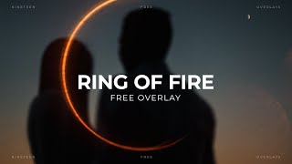 Ring of Fire Photo Effect Tutorial  FREE Overlays Included [upl. by Nolyaw]