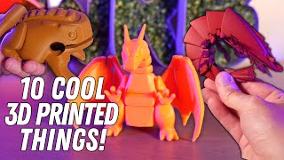 10 Cool 3D Prints  TimeLapse compilation  Printed on the ELEGOO Neptune 4 PRO 3D Printer [upl. by Sukcirdor171]