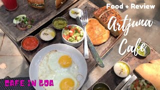 ARTJUNA Cafe Goa Review  North GOA Cafe Review  Bucketlistduo  Goa Series [upl. by Adiaros]