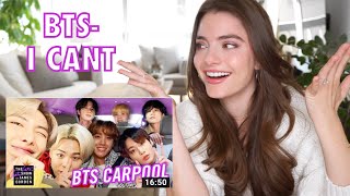 BTS Carpool Karaoke Reaction [upl. by Naivatco]