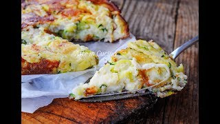 Torta salata senza uova ricotta e zucchine in padella veloce [upl. by Suiddaht899]