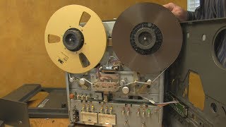 Tascam 32 Troubleshooting and Testing OpenReel Tape Recorder Review [upl. by Woodie]