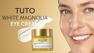 EYE CREAM  Skincare tutorial to replump your eyecontour with Decléor Peony Eye Cream Absolute [upl. by Desiri]