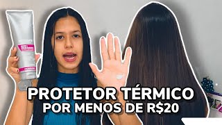 TESTEI UM PROTETOR TÉRMICO BARATINHO DE MERCADO  Ravor Nazca com Queratina [upl. by Leay156]