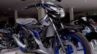 2024 Suzuki RAIDER R150 FI Metallic Matte Fibroin Gray [upl. by Kaehpos]