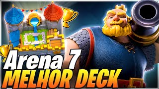 MELHOR DECK ARENA 7 ARENA REAL [upl. by Lecrad]