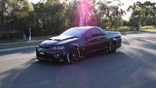 Holden Commodore VE UTE HSV Maloo R8 E Series LS3 V8 Turbo Start Up Accelerate Sound [upl. by Aicre]