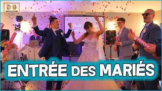 Une entrée des Mariés 👰🤵 Exceptionnelle avec les témoins et les proches [upl. by Reyotal]