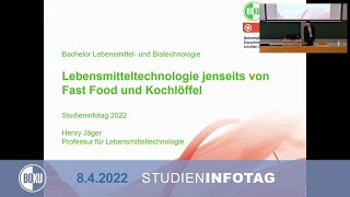 quotLebensmitteltechnologie  Naturwissenschaft amp Technik jenseits von Fast Food amp Kochlöffelquot [upl. by Anyl]