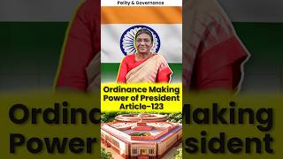 Ordinance Making Power of President Article123 [upl. by Ydnyc567]