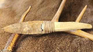 Flint KnifeDagger How to Haft Part 2 [upl. by Harikahs225]