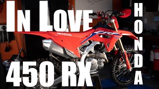 Honda CRF450RX  Falling In Love  Seen Like Never Before [upl. by Anomer]