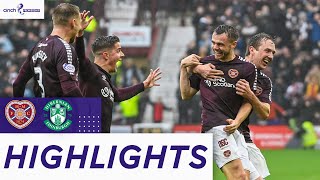 Heart Of Midlothian 22 Hibernian  Forrest Rocket In Brilliant Edinburgh Derby  cinch Premiership [upl. by Kcirdahs]