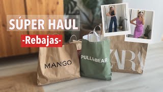 SÚPER HAUL REBAJAS Zara Mango PullampBear LeftiesParte II [upl. by Sregor]