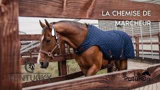 Chemise de marcheur cheval Walker Rug  Kentucky x Le Paturon 🐴 [upl. by Ahsilahs]