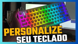 NOVAS TECLAS PUDDING Pudim KeyCAPS  PERSONALIZE SEU TECLADO Setup Aliexpress [upl. by Jinny]