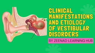 ROLE OF VESTIBULAR SYSTEMCLINICAL MANIFESTATIONS AND ETIOLOGY OF VESTIBULAR DISORDERS [upl. by Aikemat]