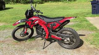 Apollo 250cc Dirt Bike Review  Apollo Bike Reviews [upl. by Ahsilek]