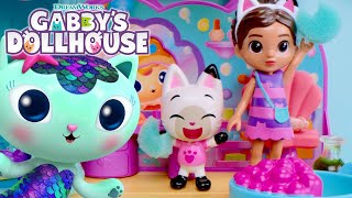 HELP Find a Solution for MerCats Sticky Situation  GABBYS DOLLHOUSE TOY PLAY ADVENTURES [upl. by Uyr]