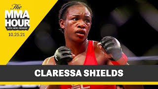 Claressa Shields Won’t Fight on Jake Paul Undercard ‘That’s Trash’  MMA Fighting [upl. by Eisele930]