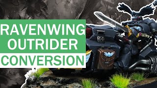 How To Convert Ravenwing Primaris Outriders  Warhammer 40k Conversion [upl. by Son]