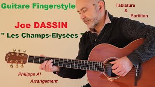 Joe Dassin  Les Champs Elysées  Guitare Fingerstyle [upl. by Odeen]