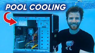 I can’t believe this worked  Pool Water Cooling janky [upl. by Otsugua]