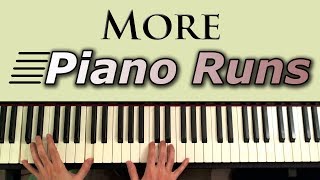 Learn to play MORE Piano Runs and Fills [upl. by Shreeves]