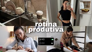 vlog rotina produtiva com estudos trabalho amp exercícios [upl. by Ridglea]