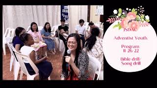 Adventist Youth Program Song DrillBible Drill [upl. by Ivie]