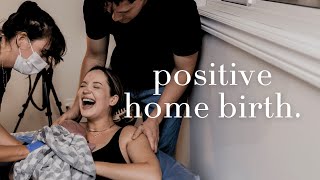 HOME BIRTH VLOG  Natural Water Birth RAW  EMOTIONAL [upl. by Veradis]