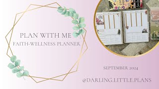 Plan with Me  Wellness amp Faith Peacefully Productive Planner  Live Love Posh amp casstheticplans [upl. by Jacoba]