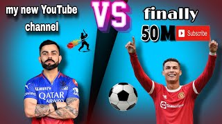 Virat Kohli vs Cristiano Ronaldo ❓ finally donon ka YouTube viratkohli newCristiano Ronaldo [upl. by Azeret113]