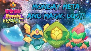 RUSH ROYALE 👑 MONDAY META AND MAGIC DUST [upl. by Rollet647]