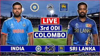 India vs Sri Lanka 3rd ODI Live Scores  IND vs SL 3rd ODI Live Scores amp Commentary  India Bowling [upl. by Margalo]