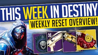 Destiny 2  THIS WEEK IN DESTINY  20th Feb NEW Wish Sparrow Control Triple Bonus Ranks amp More [upl. by Aydan16]