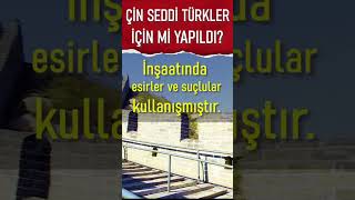 Çin Seddi Neden Yapıldı  Çin Seddi Türkler için mi yapıldı [upl. by Statis564]